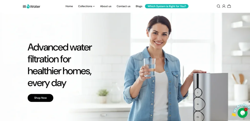 Illi Water portfolio project preview